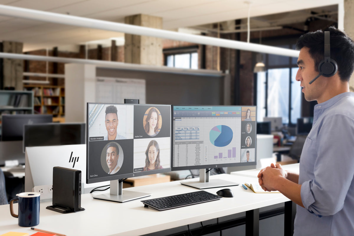 HP E27D G4 - 68.6 cm (27") - 2560 x 1440 pixels Quad HD Monitor
