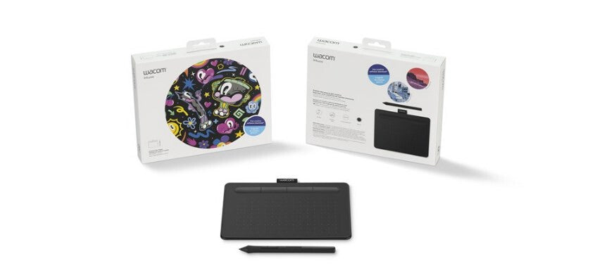 Wacom Intuos S - Graphic Tablet in Black with Pen