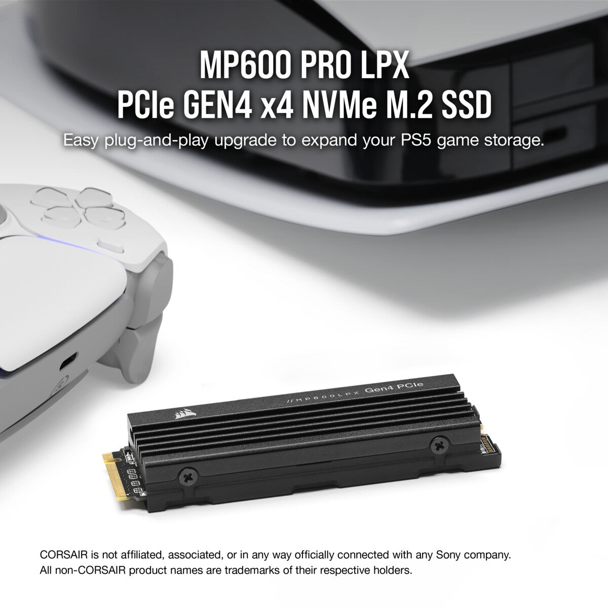 Corsair MP600 PRO LPX - PCI Express 4.0 3D TLC NAND NVMe M.2 SSD - 4 TB
