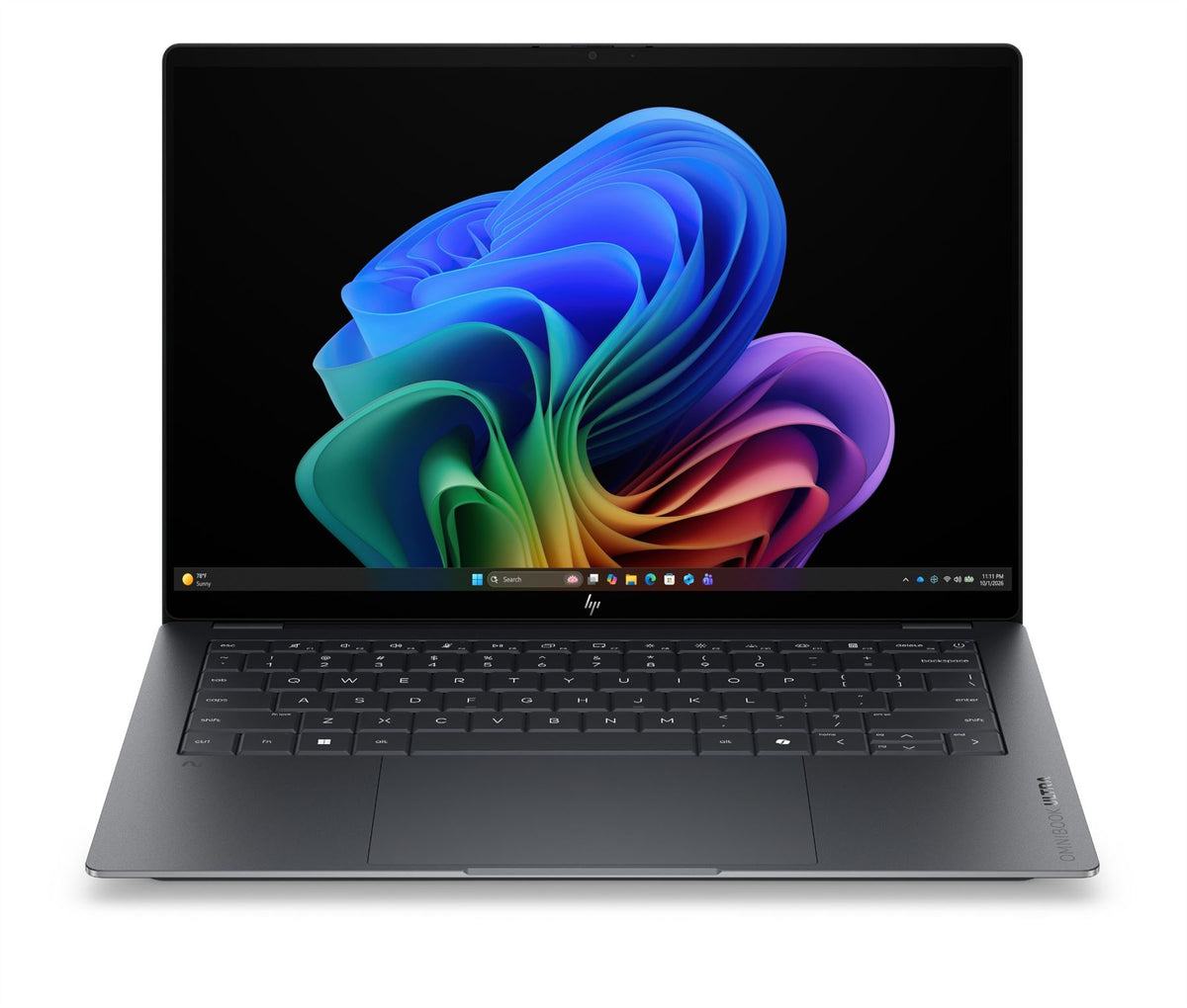 HP OmniBook Ultra Laptop Next Gen AI 14-kd0000nax Copilot+ PC Intel Core Ultra 7 356H 35.6 cm (14") Touchscreen 3K 16 GB LPDDR5x-SDRAM 1 TB SSD Wi-Fi 7 (802.11be) Windows 11 Home Black, Grey