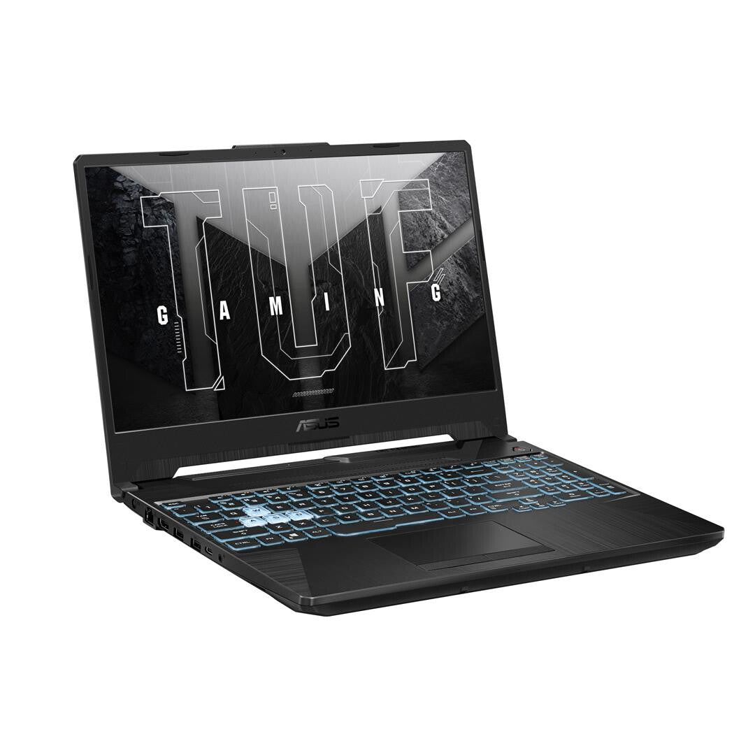 ASUS TUF Gaming F15 Laptop - 39.6 cm (15.6") - Intel® Core™ i5-11400H - 8 GB DDR4-SDRAM - 512 GB SSD - NVIDIA GeForce RTX 2050 - Wi-Fi 6 - Windows 11 Home - Black