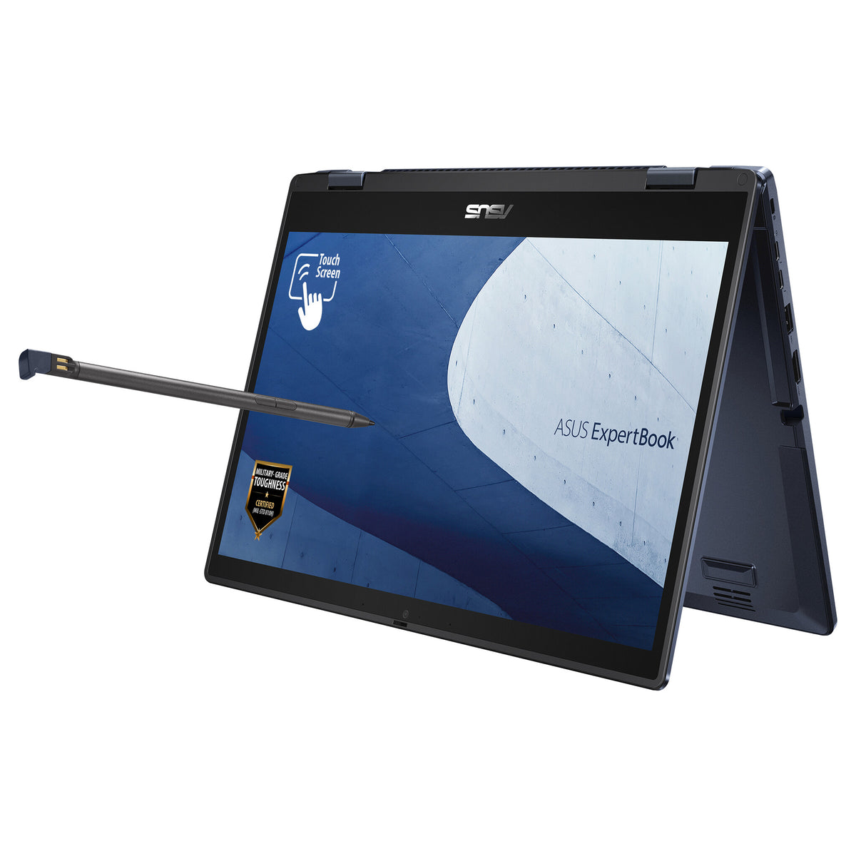 ASUS ExpertBook B3 Flip Hybrid (2-in-1) - 35.6 cm (14") - Touchscreen - Intel® Core™ i5-1235U - 8 GB DDR4-SDRAM - 256 GB SSD - Wi-Fi 6 - Windows 11 Pro Education - Black