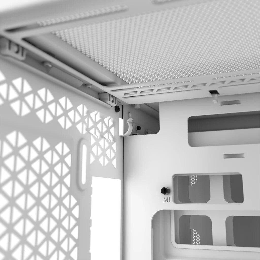 Corsair iCUE LINK 2500X RGB - Micro ATX Mid Tower Case in White