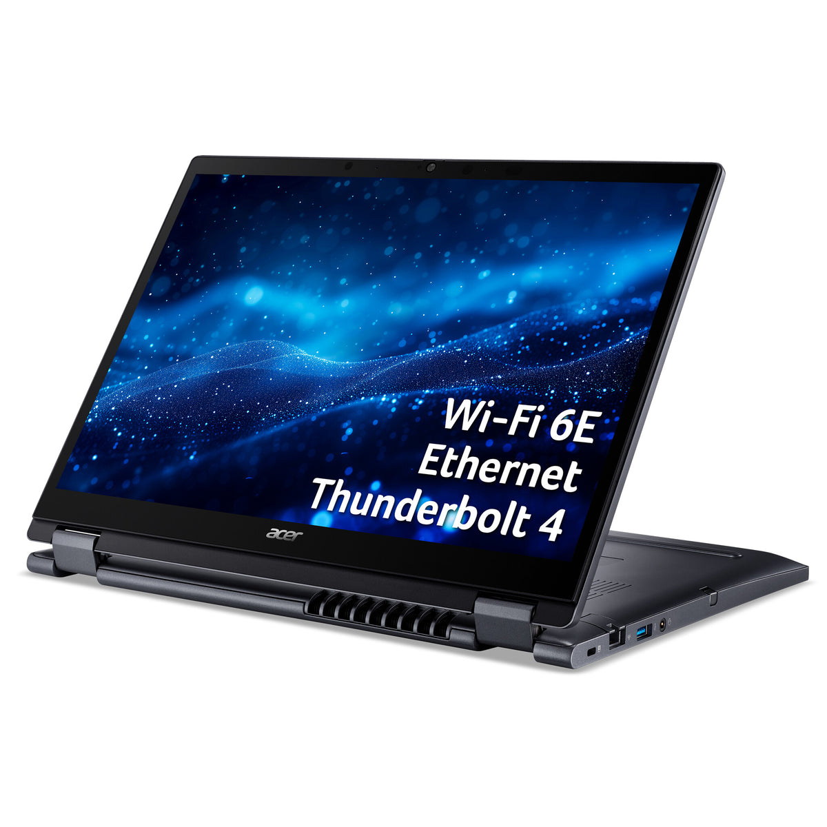 Acer TravelMate P4 Spin 14 Hybrid (2-in-1) - 35.6 cm (14") - Touchscreen - Intel® Core™ i5-1335U - 16 GB DDR4-SDRAM - 512 GB SSD - Wi-Fi 6E - Windows 11 Pro - Black
