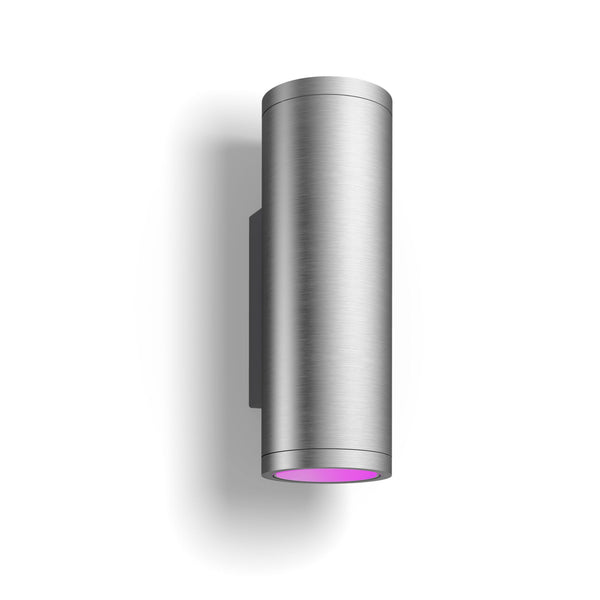 Philips Hue Appear Outdoor wall light in Stainless Steel - White and c ...