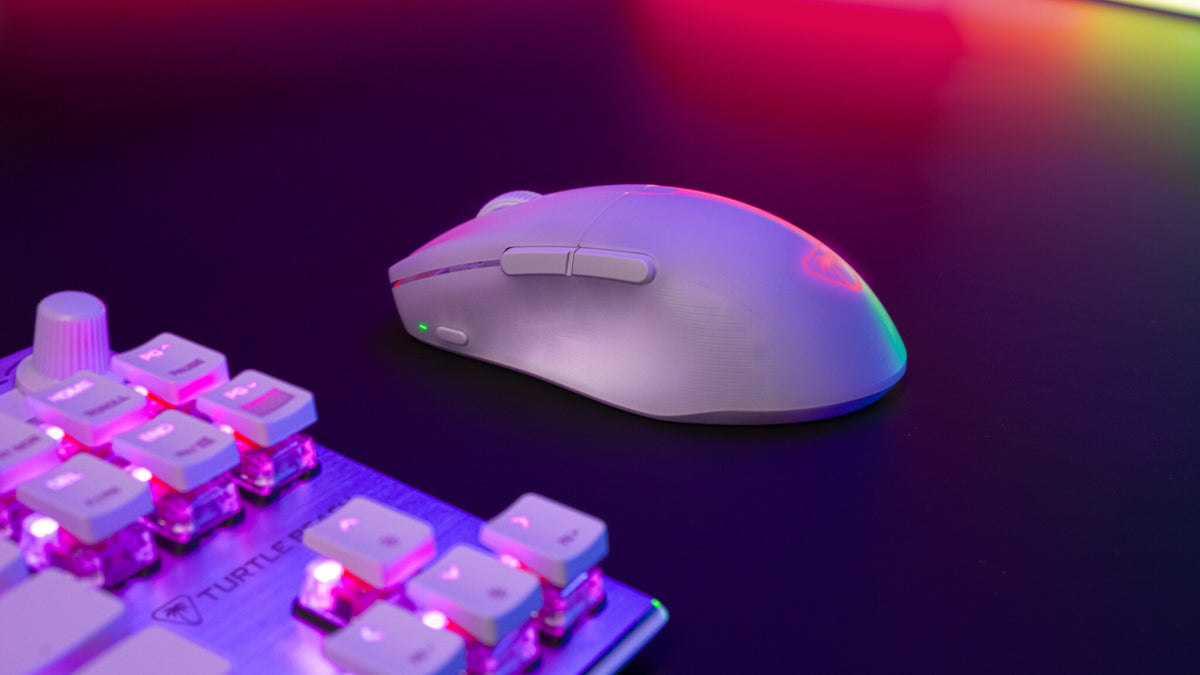Turtle Beach Pure Air - Ultra-Light RGB Wireless Gaming Mouse in White - 26,000 DPI