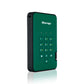iStorage diskAshur2 - Secure Encrypted External hard drive in Green - 1 TB