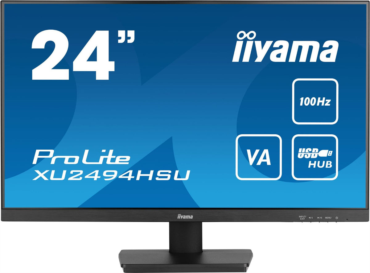 iiyama ProLite computer monitor 60.5 cm (23.8&quot;) 1920 x 1080 pixels Full HD LED Black