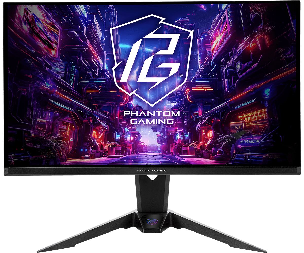 Asrock PGO27QFV computer monitor 68.6 cm (27&quot;) 2560 x 1440 pixels Quad HD QD-OLED Black