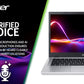 Acer Aspire 3 Laptop - 35.6 cm (14") - Intel® Core™ i3-N305 - 8 GB LPDDR5-SDRAM - 512 GB SSD - Wi-Fi 6 - Windows 11 Home - Silver