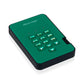 iStorage diskAshur2 - Secure Encrypted External hard drive in Green - 1 TB