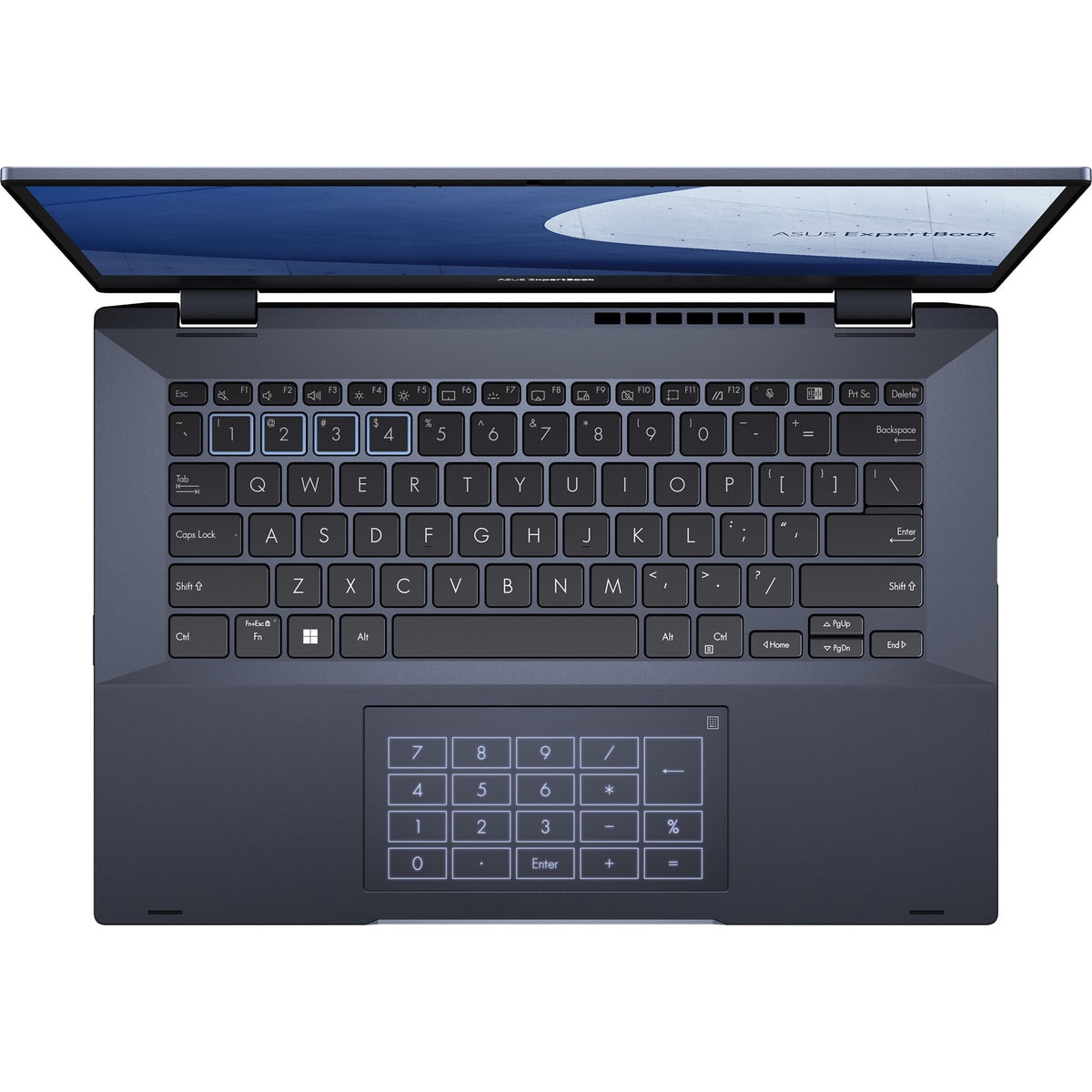 ASUS ExpertBook Hybrid (2-in-1) - 35.6 cm (14") - Touchscreen - Intel® Core™ i7-1360P - 16 GB DDR5-SDRAM - 512 GB SSD - Wi-Fi 6E - Windows 11 Pro - Black