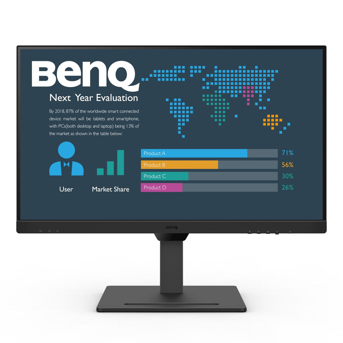 BenQ BL2790QT - 68.6 cm (27") 2560 x 1440p Quad HD LED Monitor