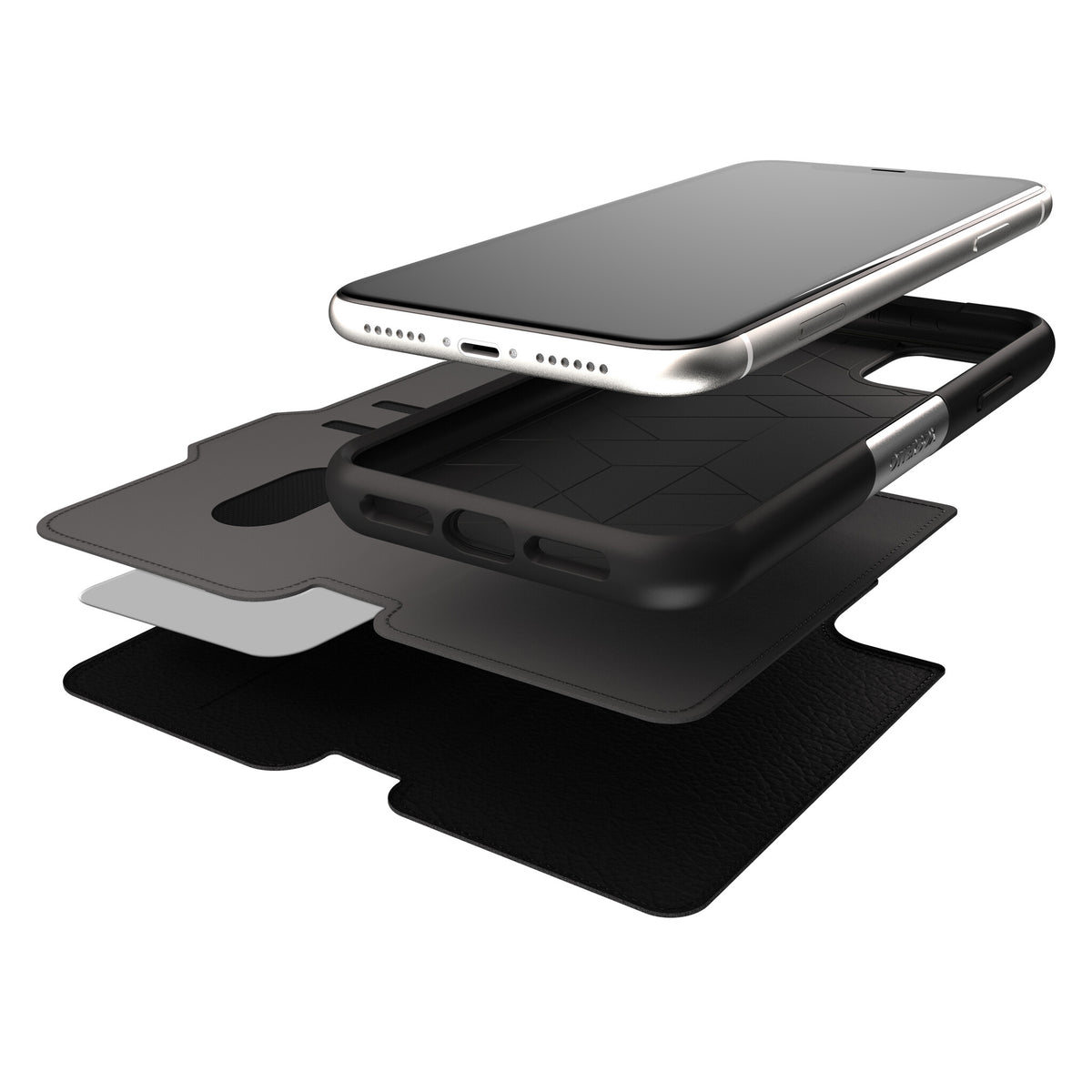 OtterBox Strada Folio Series for iPhone 11 in Black