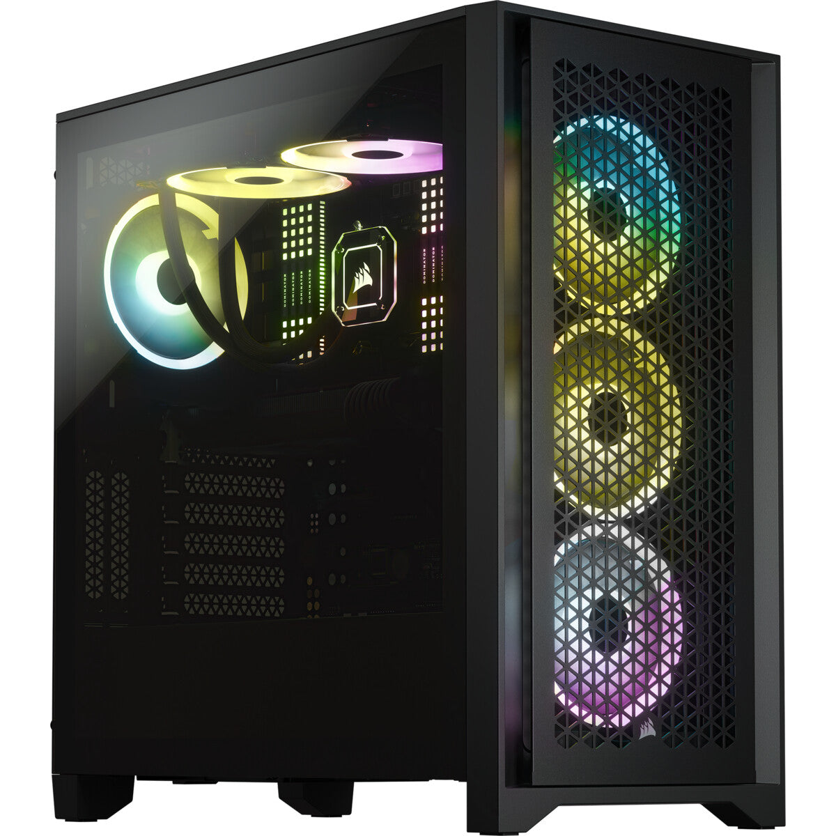 Corsair iCUE 4000D RGB Midi Tower in Black