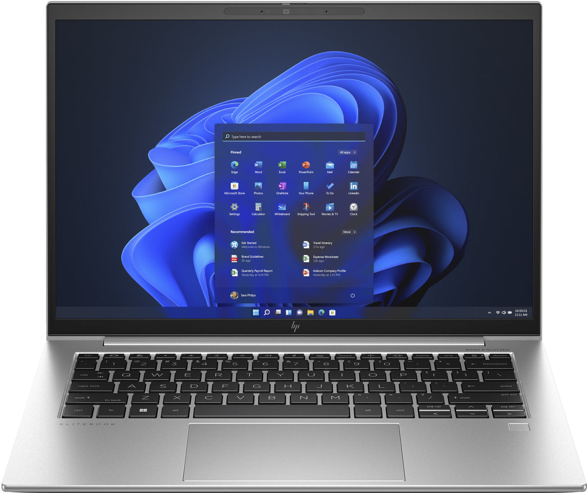 HP EliteBook 1040 14 G10 Laptop - 35.6 cm (14") - Intel® Core™ i7-1355U - 32 GB DDR5-SDRAM - 1 TB SSD - Wi-Fi 6E - Windows 11 Pro - Silver