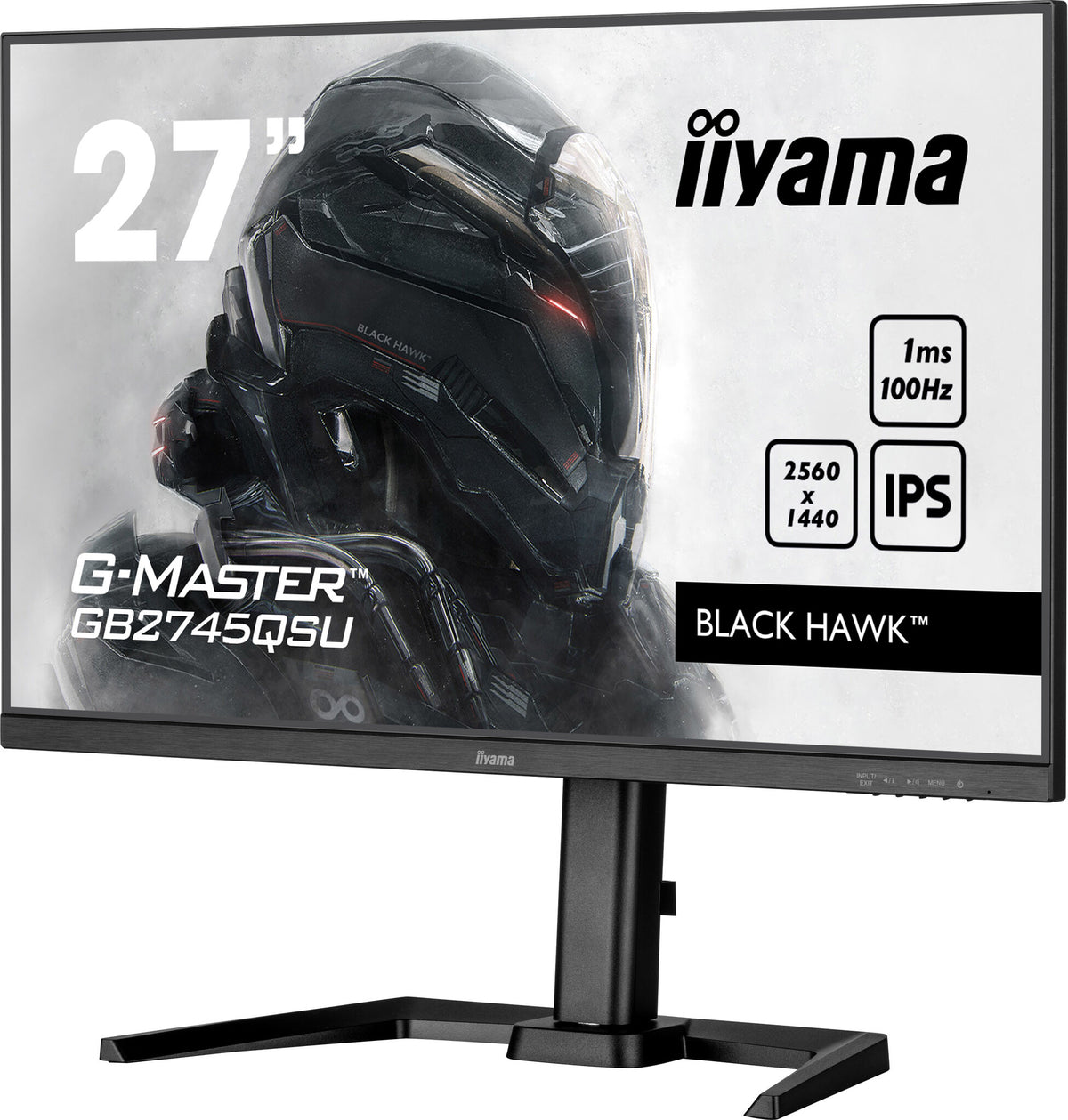 iiyama G-MASTER GB2745QSU-B1 - 68.6 cm (27") - 2560 x 1440 pixels 2K UHD LED Monitor