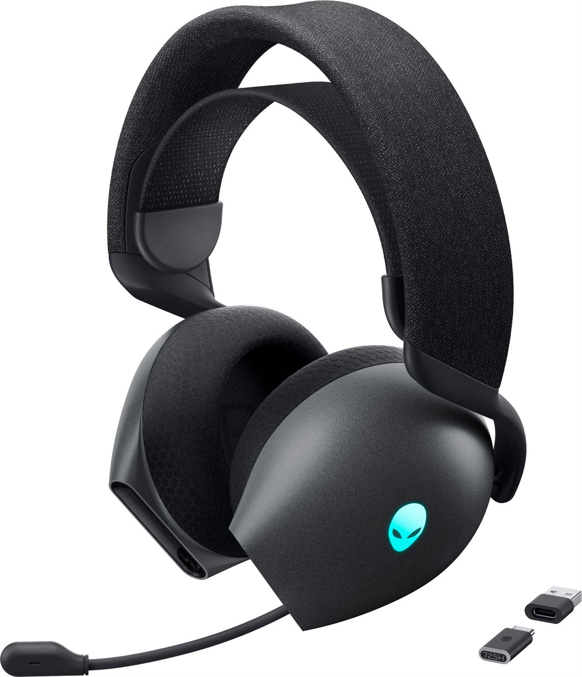 Alienware AW725H Headset Wired & Wireless Head-band Gaming USB Type-C Bluetooth Black