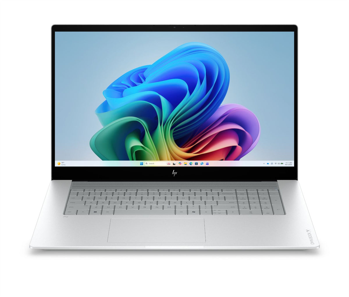 HP DQ9H6EA laptop Copilot+ PC Intel Core Ultra 7 43.9 cm (17.3") Touchscreen Full HD 16 GB LPDDR5x-SDRAM 1 TB SSD Wi-Fi 7 (802.11be) Windows 11 Home Silver