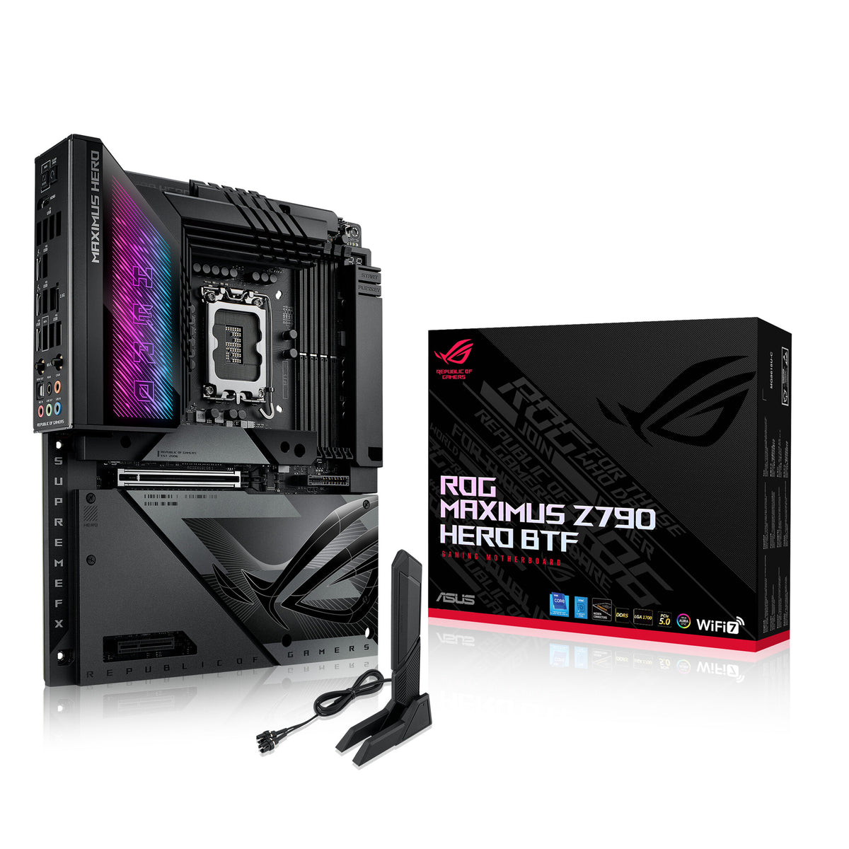 ASUS ROG MAXIMUS Z790 HERO BTF ATX motherboard - Intel Z790 LGA 1700