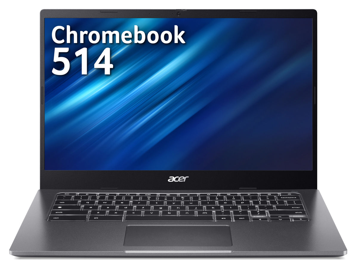 Acer Chromebook 514 - 35.6cm (14") - Intel® Core™ i3-1115G4 -  8 GB LPDDR4x-SDRAM - 128 GB SSD - Wi-Fi 6 - ChromeOS - Grey