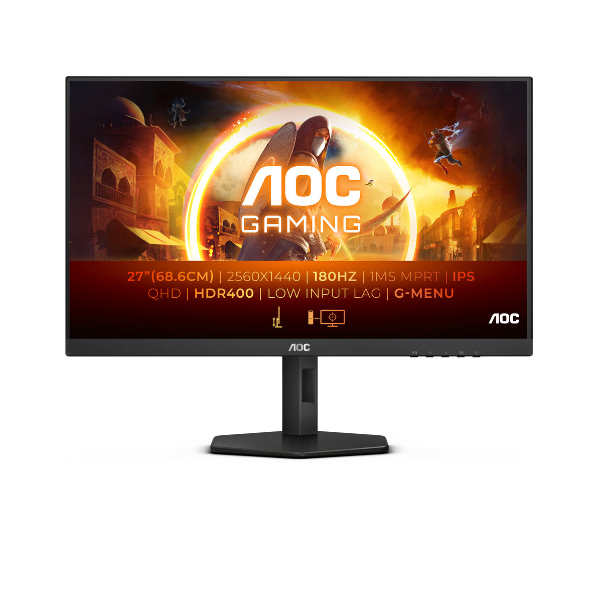 AOC Q27G4X - 68.6 cm (27") - 2560 x 1440 pixels Quad HD LCD Monitor