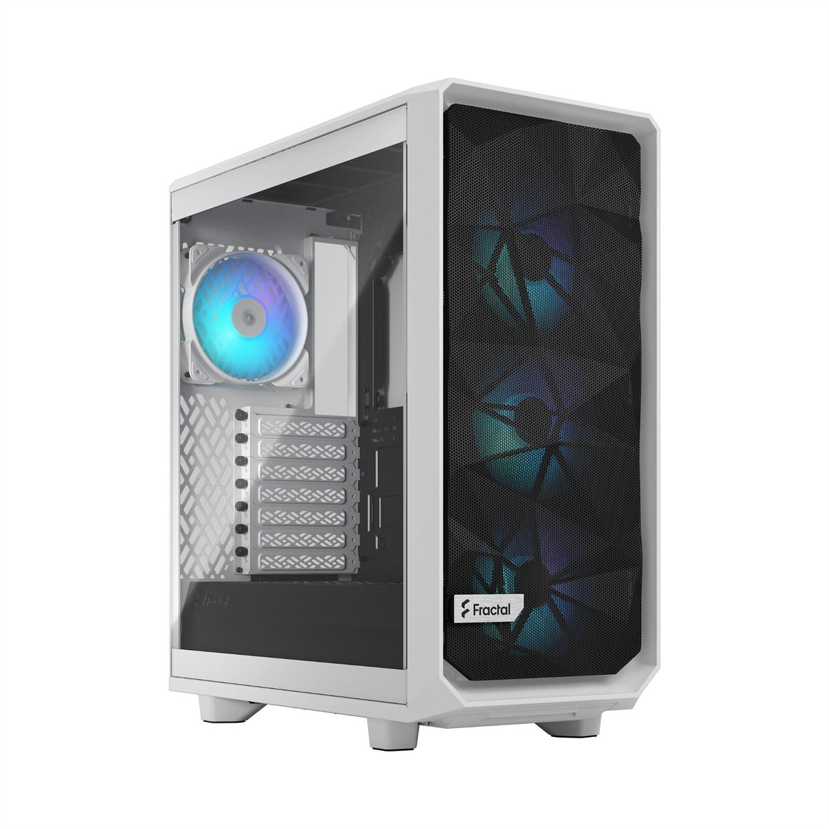 Fractal Design Meshify 2 Compact RGB - ATX Mid Tower Case in White