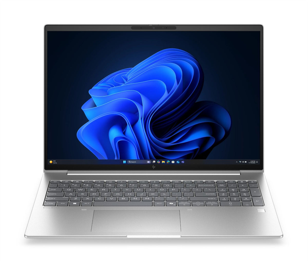 HP E37PGEA laptop 350 40.6 cm (16") Touchscreen WUXGA 32 GB LPDDR5x-SDRAM 1 TB SSD Wi-Fi 7 (802.11be) Windows 11 Pro AI PC Silver