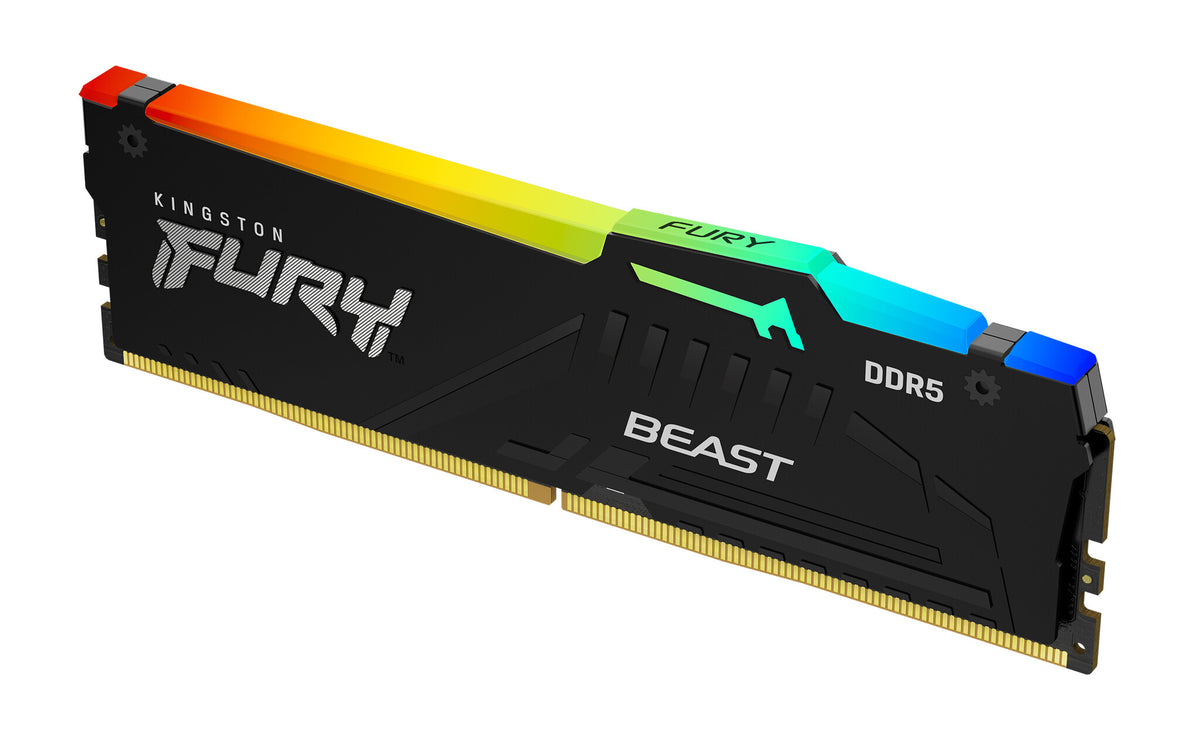 Kingston Technology FURY Beast - 8 GB 1 x 8 GB DDR5 5200MT/s memory module in Black