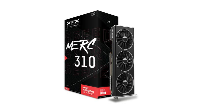XFX MERC 310 "Black Edition" - AMD 20 GB GDDR6 Radeon RX 7900 XT graphics card