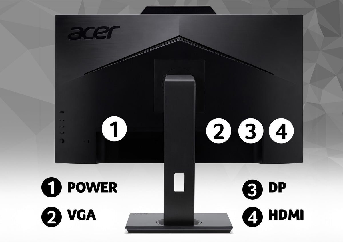 Acer B7 B247Y - 60.5 cm (23.8") - 1920 x 1080 pixels FHD LED Monitor