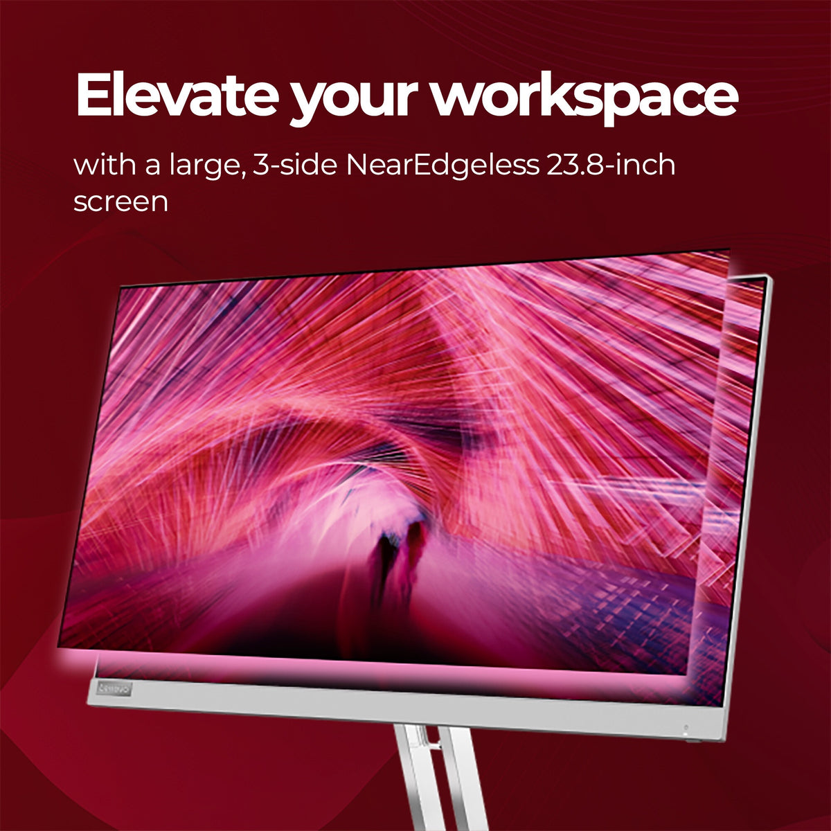 Lenovo L24E-40 - 60.5 cm (23.8&quot;) - 1920 x 1080 pixels Full HD LED Monitor