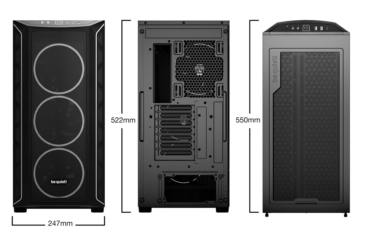 be quiet! Shadow Base 800 FX - ATX Mid Tower Case in Black