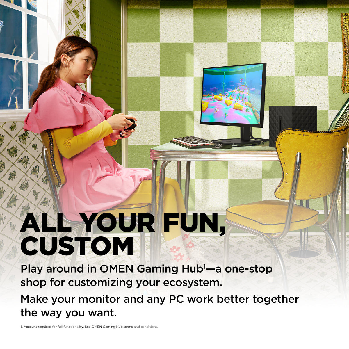 HP OMEN - 68.6 cm (27") - 2560 x 1440 pixels Quad HD Gaming Monitor