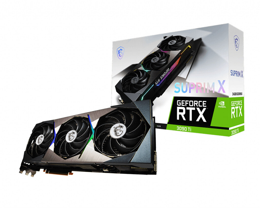 MSI SUPRIM X - NVIDIA 24 GB GDDR6X GeForce RTX 3090 Ti graphics card