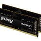 Kingston Technology FURY Impact - 16 GB 2 x 8 GB 3200MT/s DDR4 SO-DIMM memory module