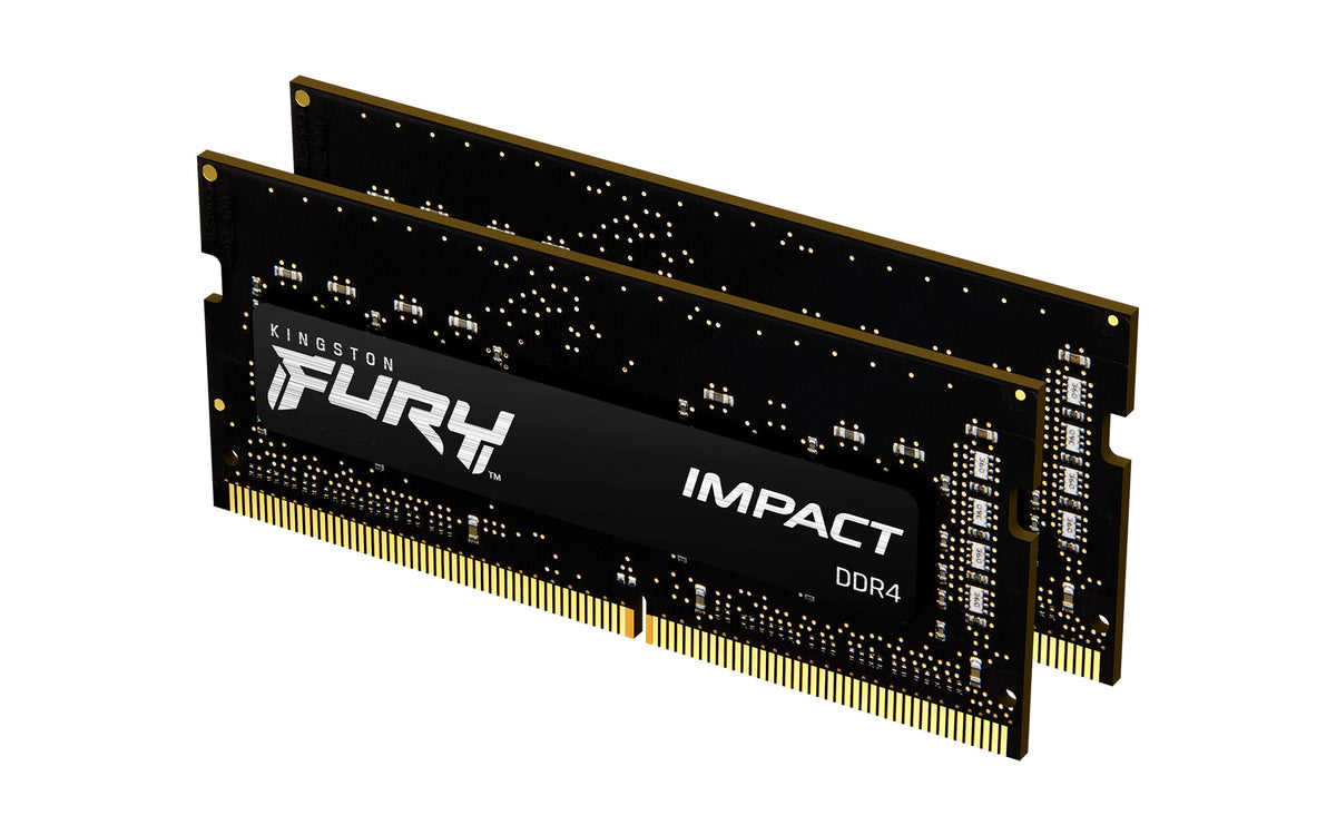 Kingston Technology FURY Impact - 32 GB 2 x 16 GB 2666MT/s DDR4 SO-DIMM memory module