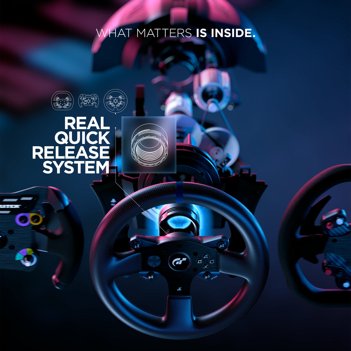 Thrustmaster T300 RS "GT Edition" - USB Wired Steering wheel + Pedals for PC / PS4
