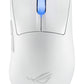ASUS ROG Keris II Ace Wireless AimPoint - RF Wireless + Bluetooth + USB Type-A Optical Mouse in White - 42,000 DPI