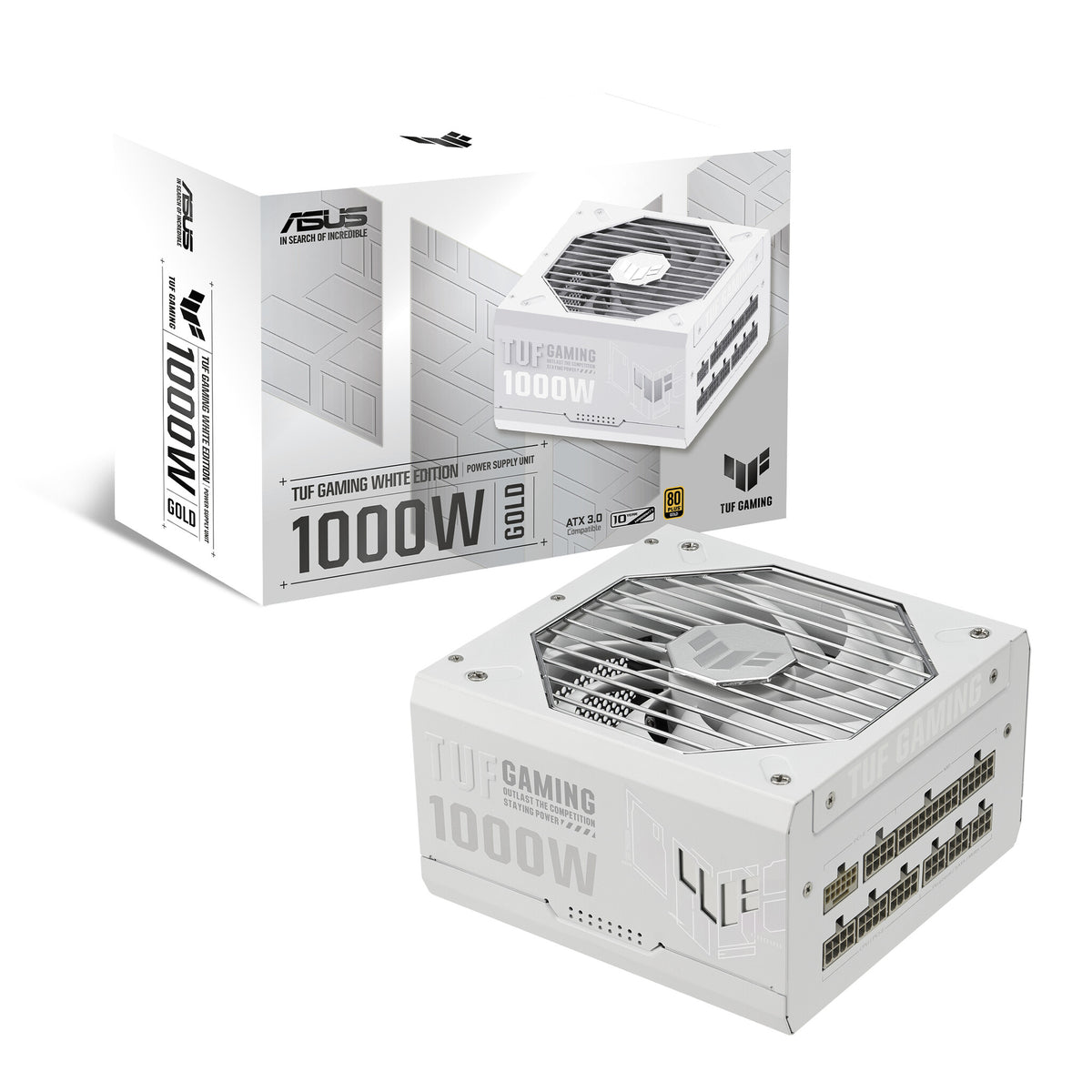 ASUS TUF Gaming "White Edition" - 1000W 80+ Gold Fully Modular Power Supply Unit