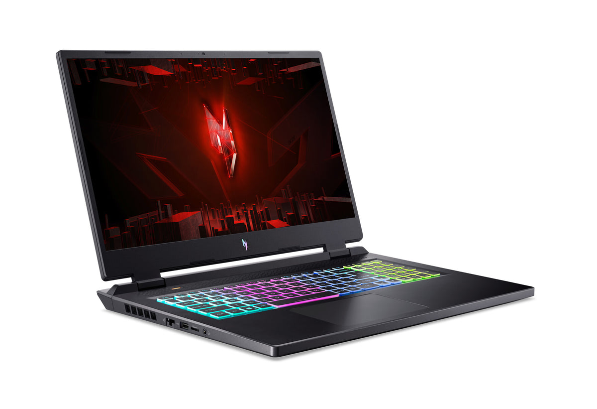 Acer Nitro 17 AN17-41 Gaming Laptop - 43.9 cm (17.3") - AMD Ryzen™ 7 7735HS - 32 GB DDR5-SDRAM - 1.51 TB HDD+SSD - NVIDIA GeForce RTX 4070 - Wi-Fi 6 - Windows 11 Home - Black