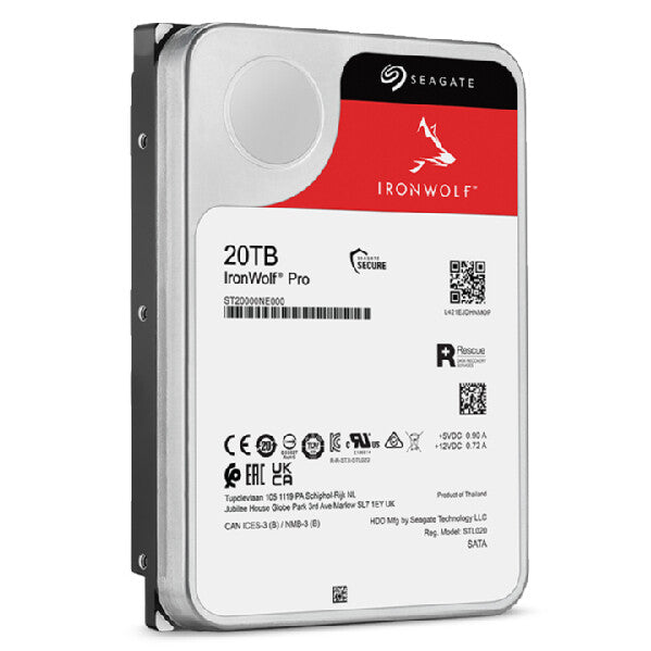 Seagate IronWolf Pro - 7.2K RPM Serial ATA III 3.5" HDD - 20 TB