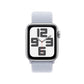 Apple Watch SE GPS - 40MM Silver Aluminium Case with Blue Cloud Sport Loop