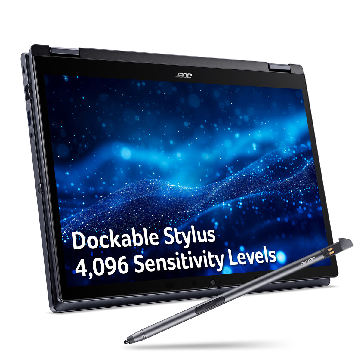 Acer TravelMate P4 Spin 14 Hybrid (2-in-1) - 35.6 cm (14") - Touchscreen - Intel® Core™ i5-1335U - 16 GB DDR4-SDRAM - 512 GB SSD - Wi-Fi 6E - Windows 11 Pro - Black