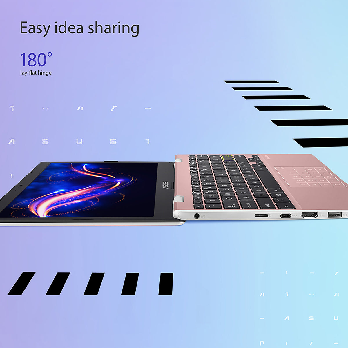 ASUS E210MA-GJ325WS Laptop - 29.5 cm (11.6") - Intel® Celeron® N N4020 - 4 GB DDR4-SDRAM - 64 GB eMMC - Wi-Fi 5 - Windows 11 Home in S mode - Pink