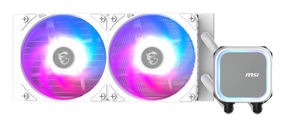 MSI MAG CORELIQUID A13 - All-in-one Liquid Processor Cooler in White - 240mm