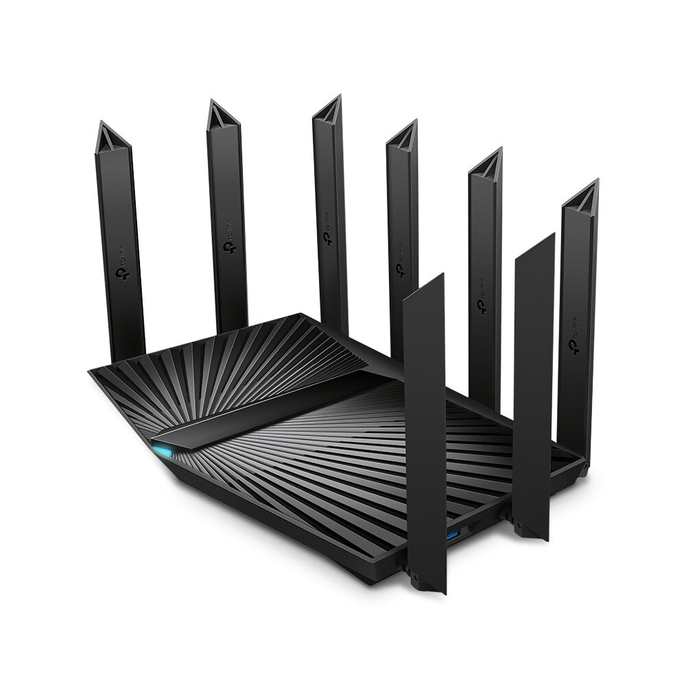 TP-Link Archer AX7800 - Tri-band (2.4 GHz / 5 GHz / 5 GHz) wireless router in Black