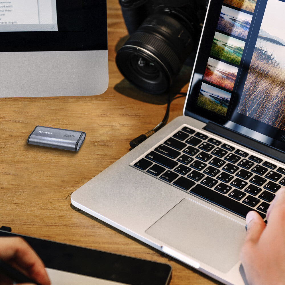 ADATA Elite SE880 - USB-C External SSD in Grey - 4 TB