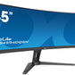 iiyama G-MASTER - 114.3 cm (45") - 5120 x 1440 pixels Dual QHD LED Monitor