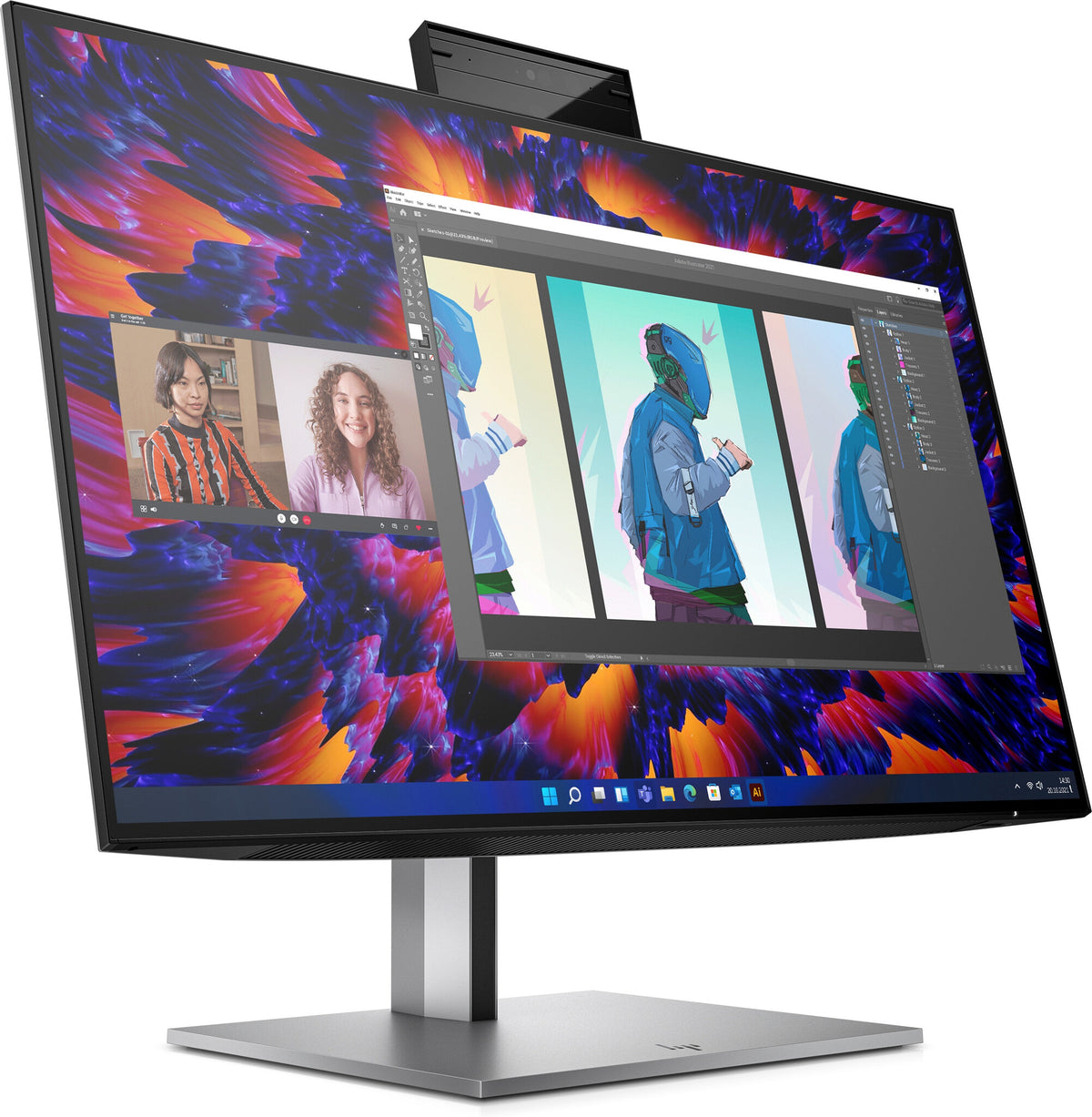 HP Z24M G3 - 60.5 cm (23.8") - 2560 x 1440 pixels Quad HD Monitor